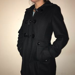 Black Wool Pea Coat